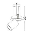 LUCES EXCLUSIVAS LE61608 ACALAPA oczko podtynkowe