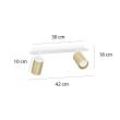 EMIBIG 623/2 ZEN 2 WHITE LAMPA SUFITOWA