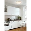 CANDELLUX 14-75253 LAMPA SUFITOWA GANDAVA PLAFON 24W LED BIAŁO DREWNIANY 4000K