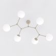 EMIBIG 1703/6 SPACE 6 MOKKA OPAL Lampa sufitowa