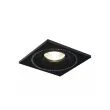 AZZARDO AZ1615 SIMON SQUARE BLACK TECHNICAL DOWNLIGHT BLACK