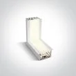 ONE LIGHT 38152RL/W/C biały narożnik ściana-sufit 4000K 10W + 4 klipsy mocujące, 4 złącza & 2 zaślepki