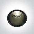 ONE LIGHT 10105FD/B/W Simu czarny wpust COB LED 3000K 5W dark light
