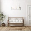 CANDELLUX 33-73525 FRAME LAMPA WISZĄCA 3X60W E27 CZARNY
