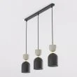 EMIBIG 1738/3 GAUDI 3 BLACK MOKKA Lampa wisząca