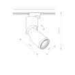 NOWODVORSKI PROFILE MIKE 7661 system konfigurowalny system profil do oprawy 1-fazowy