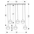 CANDELLUX STUDIO A0031-360 FURNI lampa wisząca 6X5W LED 4000K