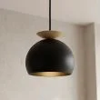 EMIBIG 1753/1 GEO 1 BLACK MOKKA Lampa wisząca