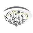 CANDELLUX A0016-160 KORFU LAMPA SUFITOWA PLAFON 50 30W LED CHROMOWY 4000K APETI