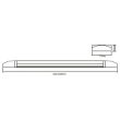 INQ WP020NW MODI IP65 LED 36W 2800lm 1225mm