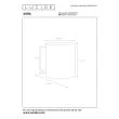 LUCIDE XERA 23252/01/30 LAMPA ŚCIENNA - NOWOCZESNA