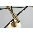 AZZARDO AZ4421 OVIEDO 6 GO/BK DECORATIVE PENDANT GOLD / BLACK