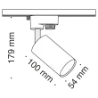 MAYTONI TR002-1-GU10-B Single phase track system Track lamps Track Lighting Black oprawa 1-fazowy