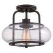 ELSTEAD TRILOGY QZ/TRILOGY/SF/S Semi-Flush