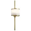 ELSTEAD Mona KL-MONA-S-NBR 2 Light Wall Light - Natural Brass