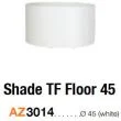 AZZARDO AZ3014 Shade TF floor 45 (white)