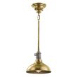 ELSTEAD Cobson KL-COBSON-MP-BR 1 Light Mini Pendant - Natural Brass