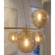 EMIBIG 1638/8 AZURA 8 MOKKA AMBER LAMPA WISZĄCA
