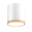 CANDELLUX 2273624 LAMPA SUFITOWA TUBA 5W LED 4000K DREWNIANY+BIAŁY ŚR. 6,8 CM