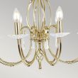 ELSTEAD AEGEAN AG8 POL BRASS 8Lt Chandelier/Semi-Flush