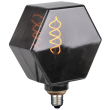 POLUX 317896 Żarówka dekoracyjna DecoVintage Led Filament LB160 Smoke E27 4W 50lm Extra WW