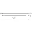 RENDL R12641 AMENITY 120 ścienna chrom 230V LED 14W IP44 3000K