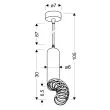 CANDELLUX 31-77714 LAMPA WISZĄCA TUBA 1X50W GU10 5,8/30 CZARNY