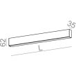 AQFORM 40529 RAFTER LED natynkowy