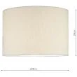 DAR DEL1533 DELTA SPARE F/L SHADE FOR DEL4950
