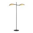 EMIBIG 1108/LP2 LAMPA PODŁOGOWA LOTUS LP2 BLACK/RATTAN