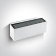 ONE LIGHT 67374A/W/W Kalentzi biały kinkiet LED 3000K 2x6W IP54