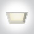 ONE LIGHT 50122D/W/C Stelida biała oprawa typu downlight LED 4000K 22W dark light