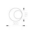 Step into Design ST-8371 L Lampa ścienna PILLS L biała 30cm