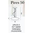 AZZARDO LP5123-3-WH / AZ0277 Pires 50 Lampa wisząca