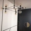 Step into design ST-9047-10 amber Lampa wisząca ASTRIFERO-10 bursztynowo czarna 90 cm