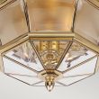 ELSTEAD Newbury QZ-NEWBURY-F-PB 3 Light Flush Mount