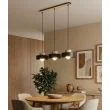 EMIBIG 1667/3 KIVI 3 BLACK LAMPA WISZĄCA