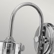 ELSTEAD Congress HK-CONGRESS1-A-CM 1 Light Clear Glass Wall Light - Chrome