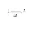 LUCES EXCLUSIVAS LE62445 EIBAR OCZKO SUFITOWE