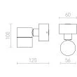 RENDL R10170 MICO I aluminium 230V GU10 35W IP54