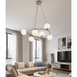 EMIBIG 1637/6 AZURA 6 MOKKA OPAL LAMPA WISZĄCA
