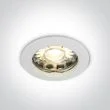ONE LIGHT 10105X/W Statos wpust z oprawką GU5.3 MR16 50W biały