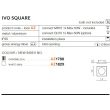 AZZARDO AZ1825 Ivo Square (white)