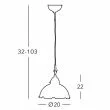 KOLARZ 731.30.70 NONNA lampa wisząca