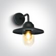 ONE LIGHT 67408/B Casoli czarna lampa ogrodowa 40W E27 metal+szkło