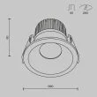 MAYTONI DL034-01-06W3K-D-B Zoom Downlight czarny