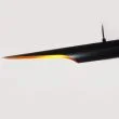 Step into Design ST-0502-1 Lampa wisząca BLACK TUBE czarno złota 100 cm