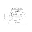 LED line 242946 Oprawa kwadratowa ruchoma satyna odlew