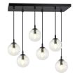 EMIBIG 711/6 LAMPA WISZĄCA COSMO 6 BL TRANSPARENT