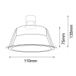 ANTIGO Lampa wpuszczana Kami - Biała 7378